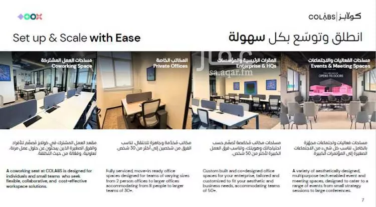 مكتب تجاري للإيجار في شارع عثمان بن عفان الفرعي, حي النرجس, مدينة الرياض, منطقة الرياض صورة 4