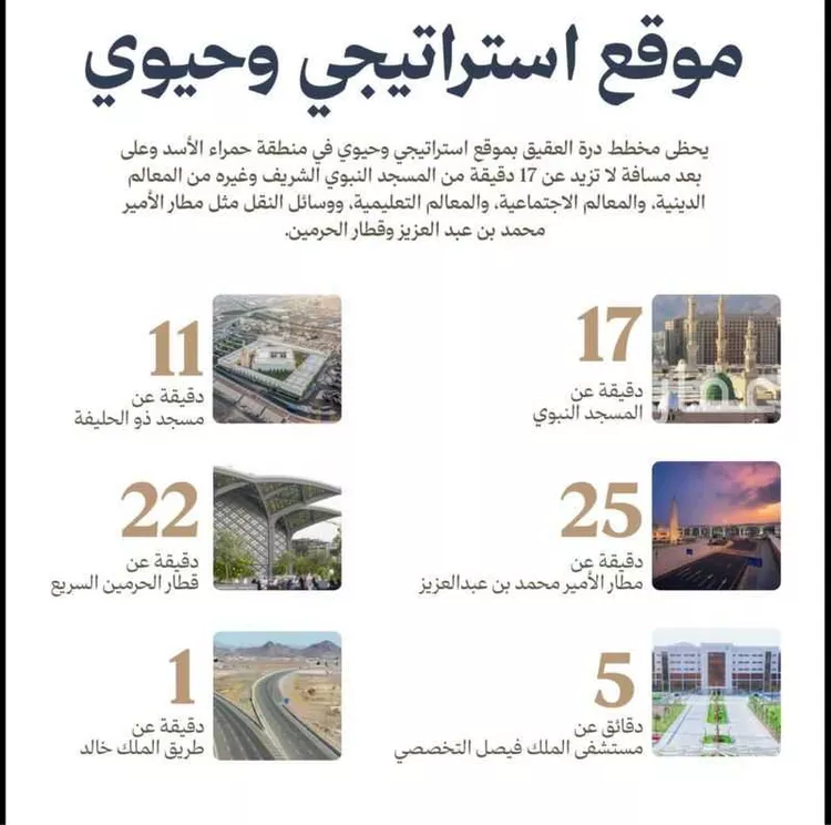 أرض للبيع في شارع إسماعيل بن الحسن, حي الحساء, مدينة المدينة المنورة, منطقة المدينة المنورة صورة 3