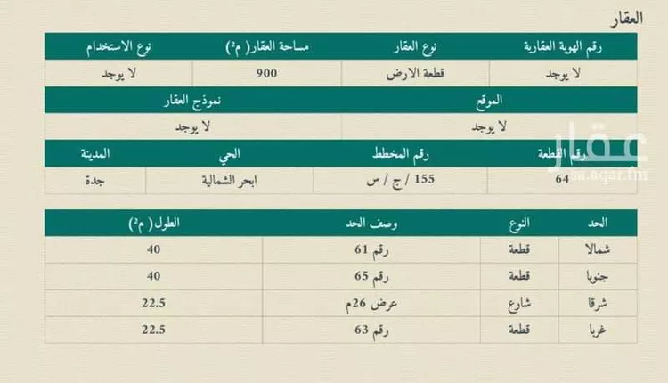 Land for Sale in Jeddah Al Sawari