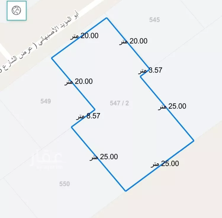 أرض للبيع في شارع الامير عبدالمجيد, حي اللؤلؤ, مدينة جدة, منطقة مكة المكرمة صورة 2