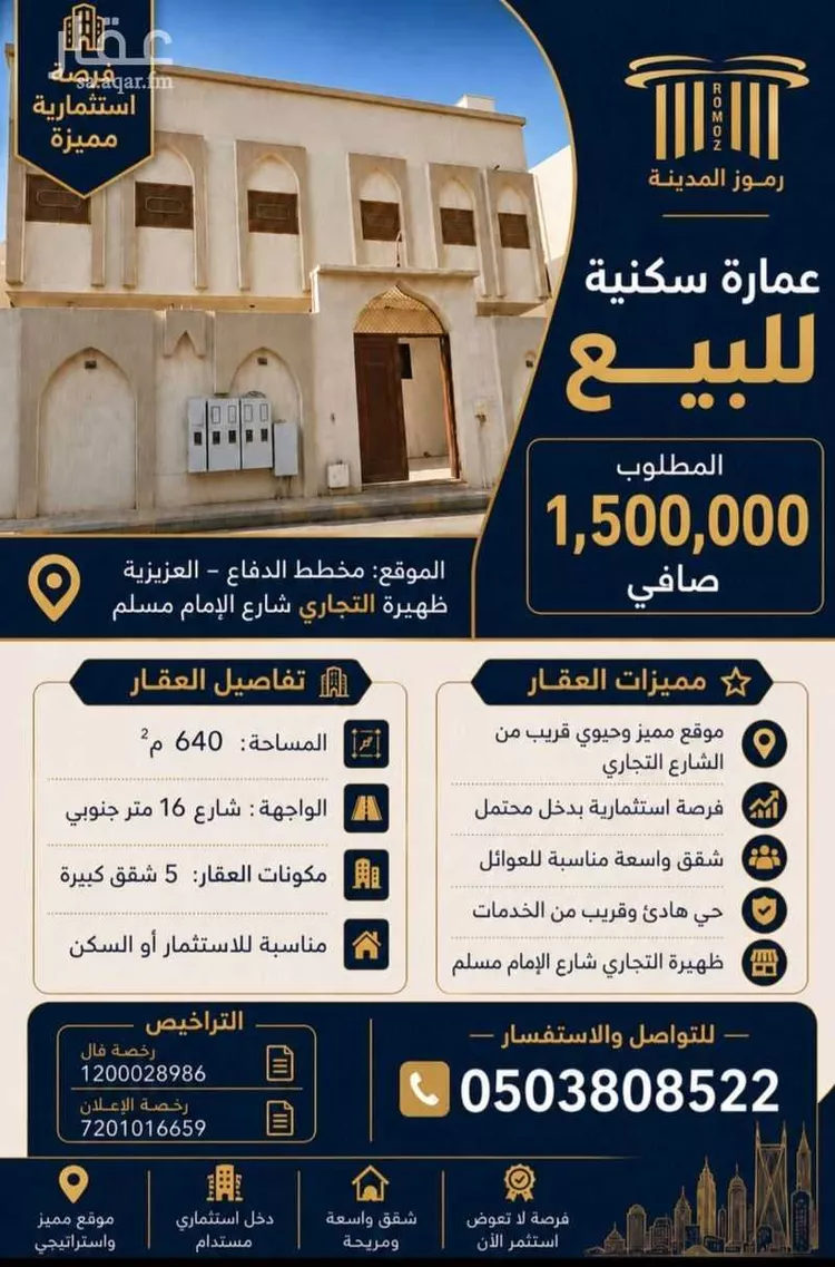 Building for Sale in Medina Ad Difa