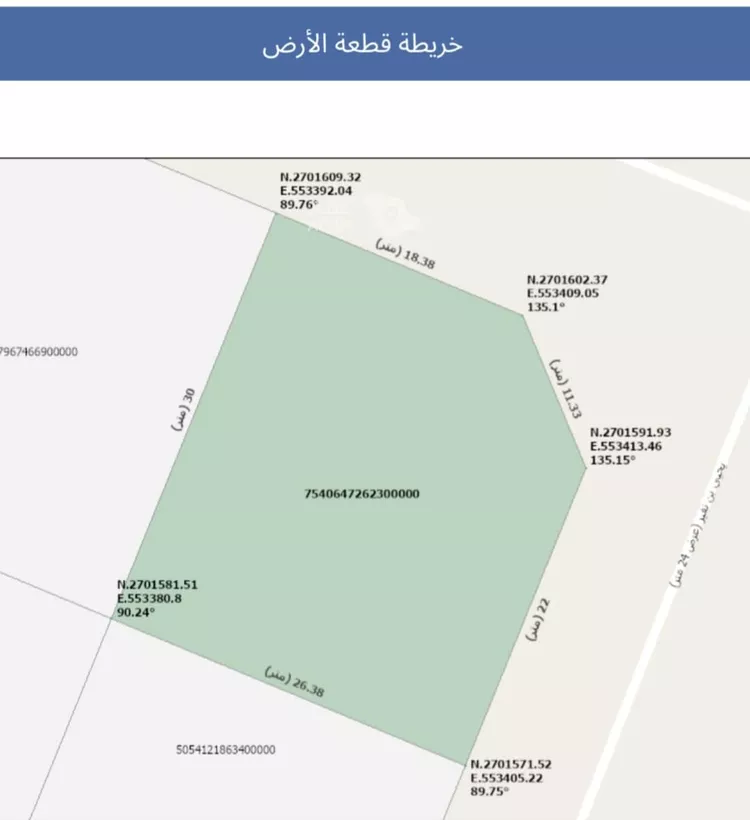 أرض للبيع في شارع محمد بن محمد الاديب, حي الدفاع, مدينة المدينة المنورة, منطقة المدينة المنورة صورة 2