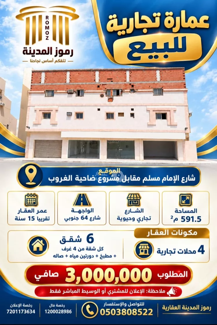 Building for Sale in Medina As Sikkah Al Hadid