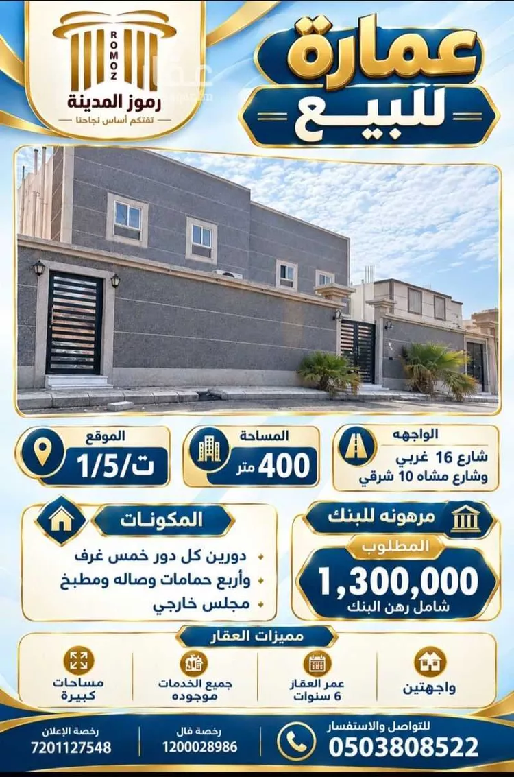 Building for Sale in Medina Alaaziziyah