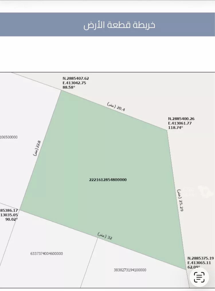 أرض للبيع في شارع 22472401, حي الدرة, مدينة الخبر, المنطقة الشرقية 3