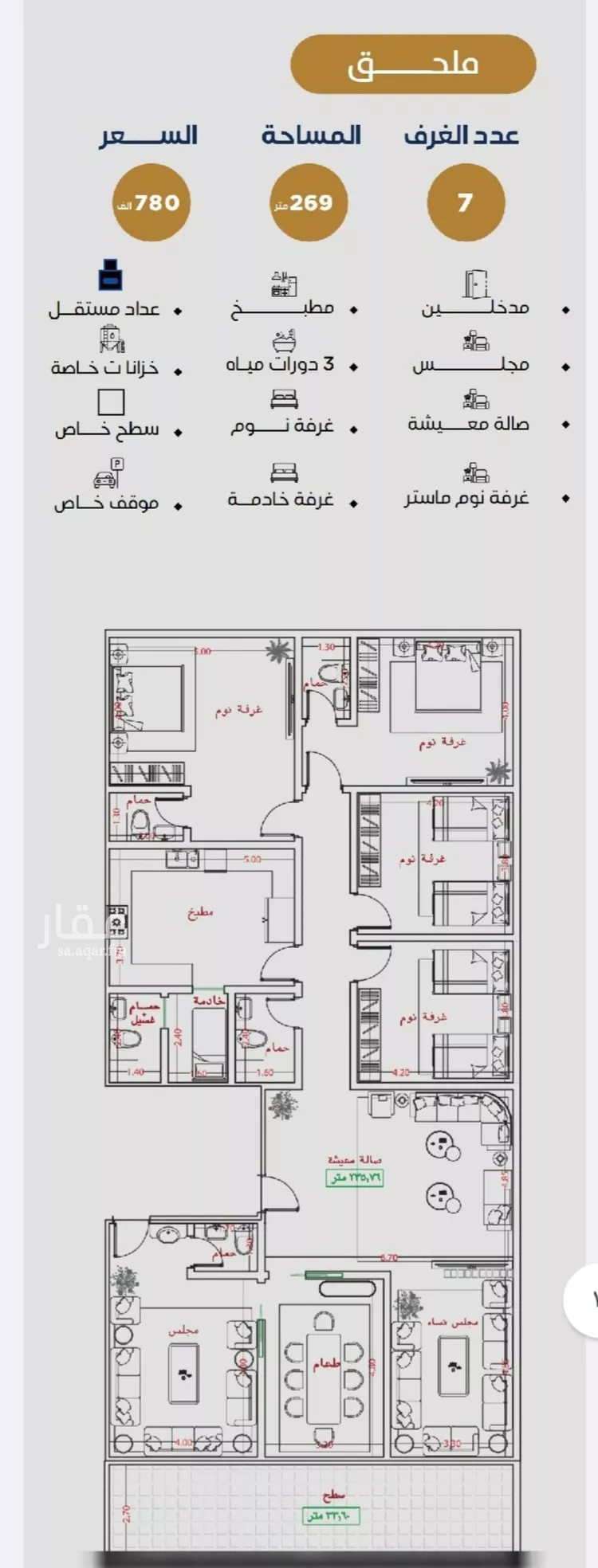 شقة للبيع في شارع غير مسمى, حي النزهة, مدينة جدة, منطقة مكة المكرمة صورة 5