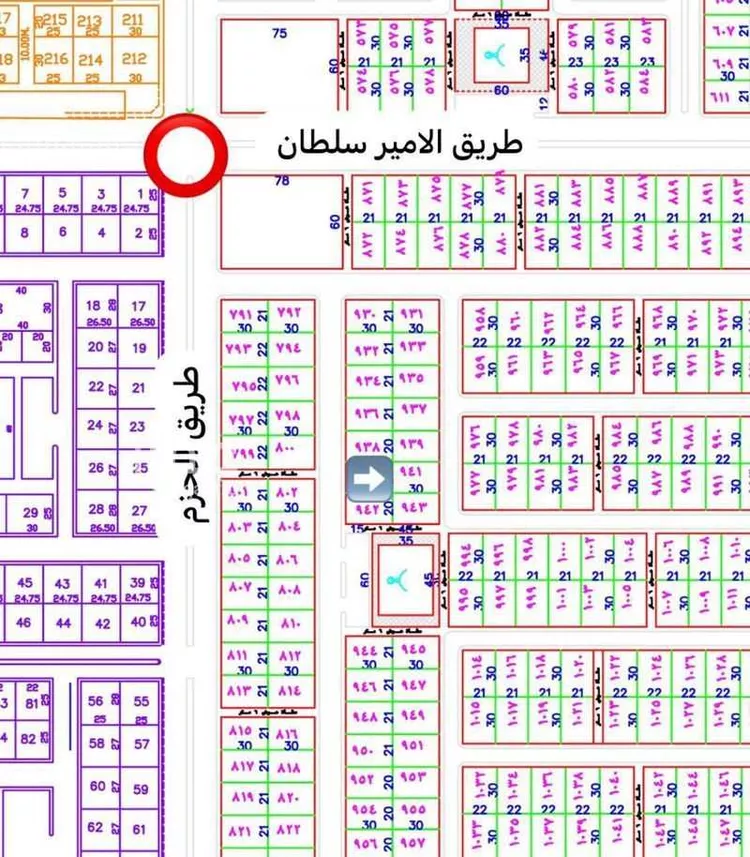 أرض للبيع في شارع 1397098, حي الأمير سلطان بن عبدالعزيز, مدينة المجمعه, منطقة الرياض صورة 5