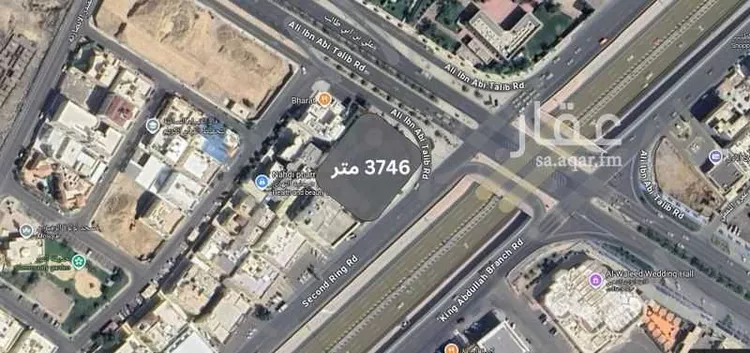 أرض للإيجار في شارع الملك عبدالله بن عبدالعزيز, حي العهن, مدينة المدينة المنورة, منطقة المدينة المنورة