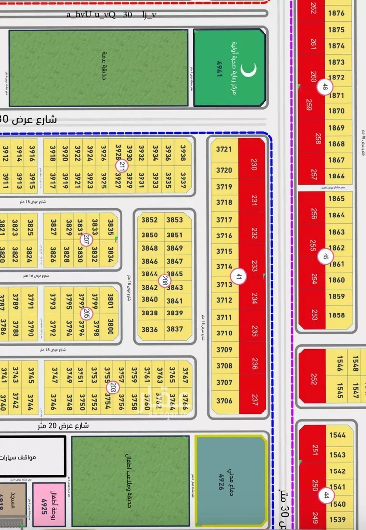 أرض للبيع في حي الوسام, مدينة الرياض, منطقة الرياض