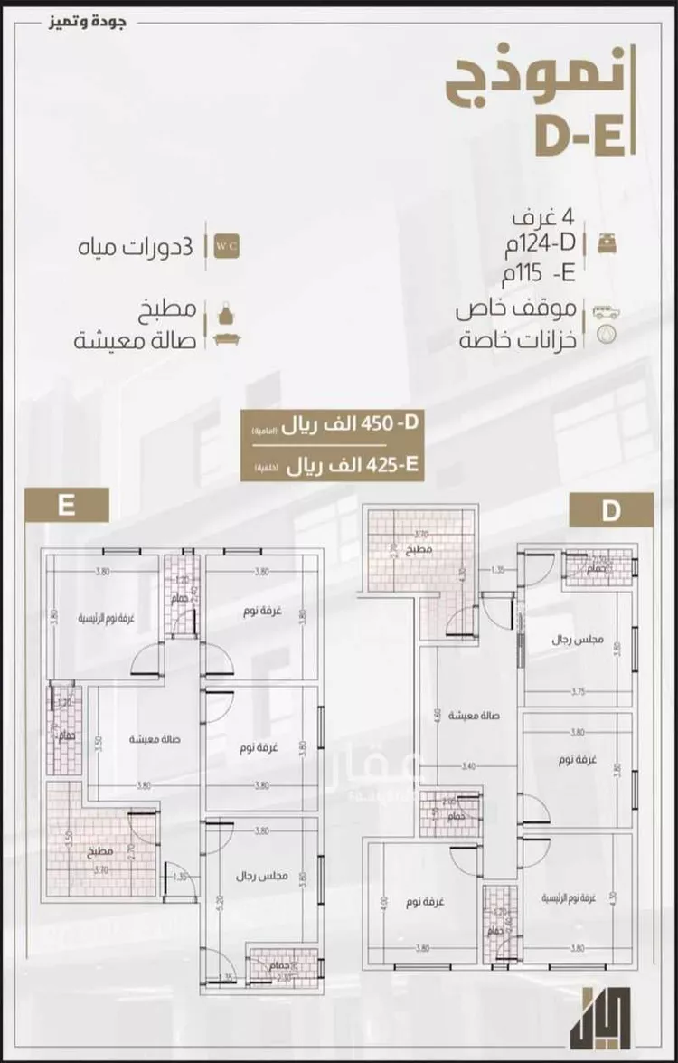 شقة للبيع في شارع عبد الصمد البزاز, حي الريان, مدينة جدة, منطقة مكة المكرمة