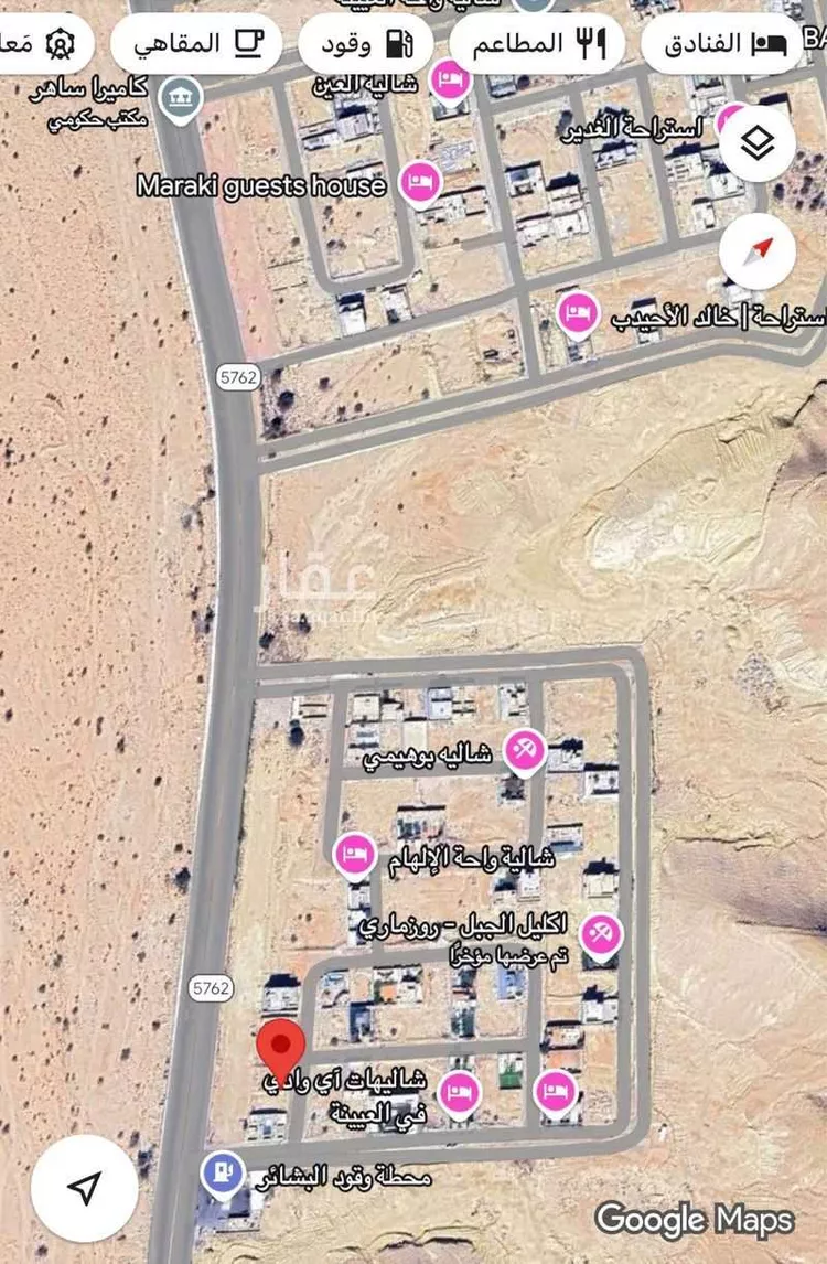 أرض للبيع في شارع تبوك, حي الوادي, مدينة الجبيلة, منطقة الرياض صورة 3