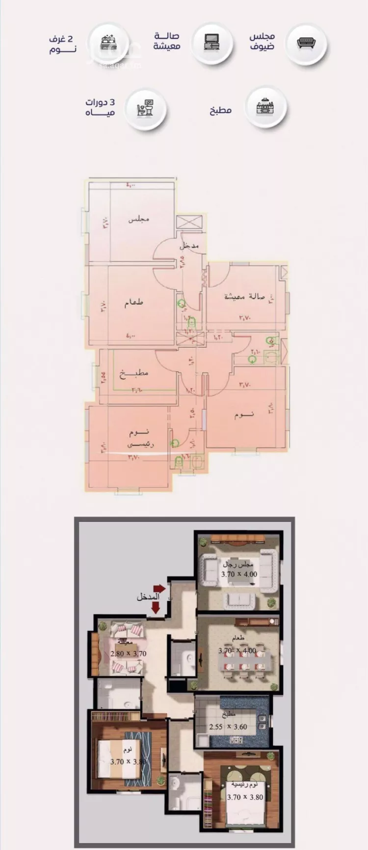 شقة للبيع في شارع الشيخ محمد عمر بري, حي مريخ, مدينة جدة, منطقة مكة المكرمة صورة 5
