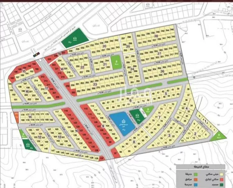 أرض للبيع في حي الغدير, مدينة جدة, منطقة مكة المكرمة