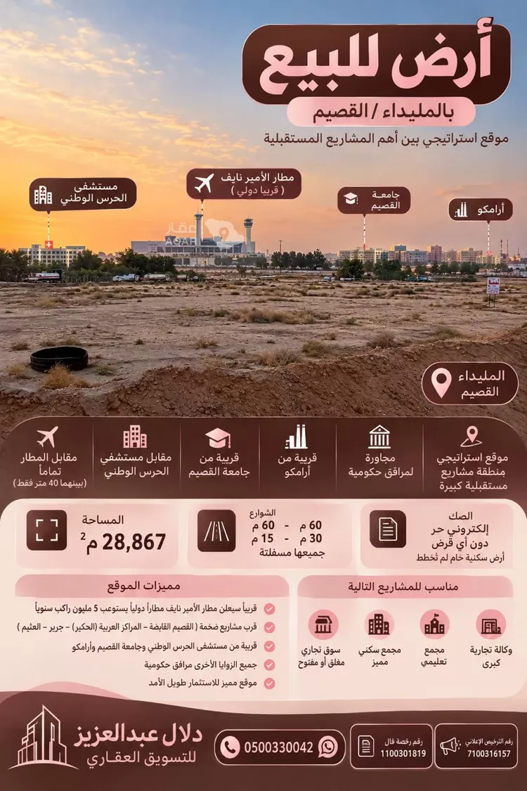 أرض للبيع في حي الجامعة, مدينة بريدة, منطقة القصيم