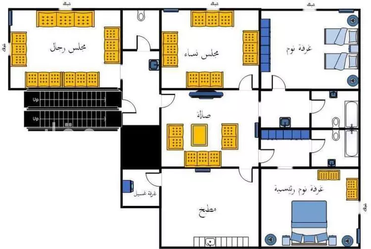 شقة للإيجار في شارع أبي الفتح العوفي, حي الحمدانية, مدينة جدة, منطقة مكة المكرمة صورة 3