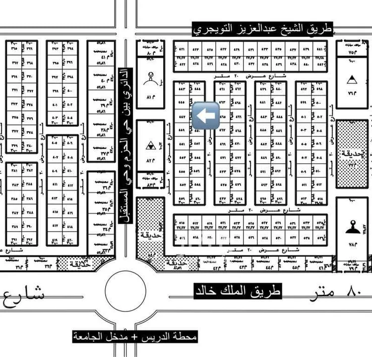 أرض للبيع في شارع يونس بن عبد الملك, حي المستقبل, مدينة المجمعة, منطقة الرياض