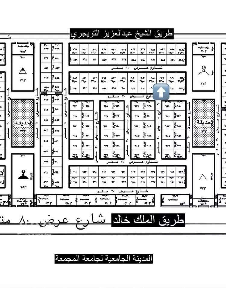 أرض للبيع في حي المستقبل, مدينة المجمعة, منطقة الرياض
