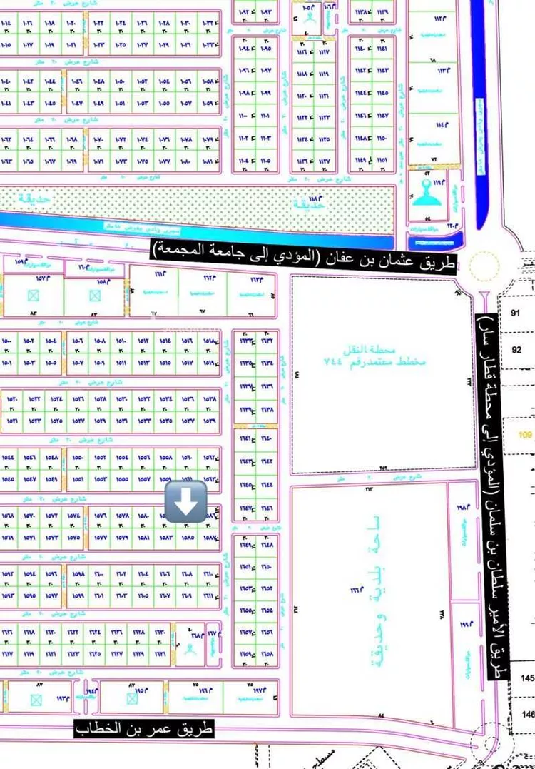 أرض للبيع في حي الياسمين, مدينة المجمعة, منطقة الرياض