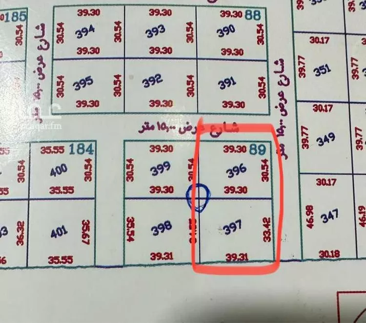 أرض للبيع في شارع عيون الجواء 281 ، أوثال ، عيون الجواء صورة 3