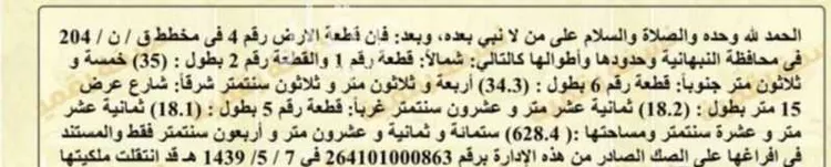 أرض للبيع في شارع طريق الملك فهد, مدينة النبهانيه, منطقة القصيم صورة 3