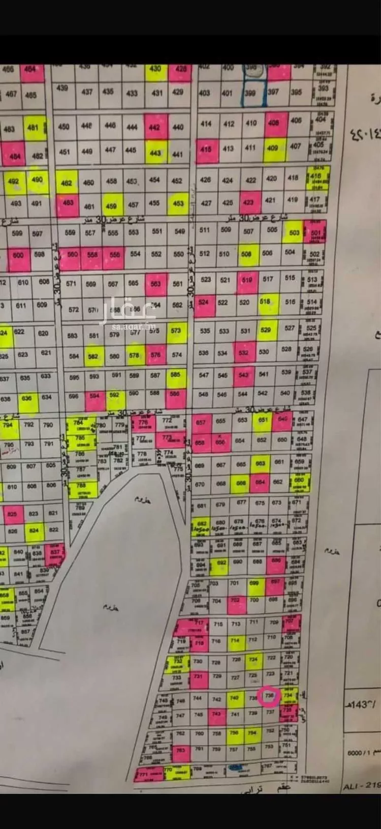 أرض للإيجار في حي هجرة الزهوه والبيان, مدينة هجرة الزهوه والبيان, منطقة الرياض صورة 2