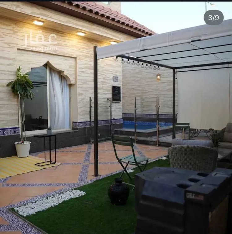 شاليه واستراحة للحجز في شارع الحارث بن تبيع الرعيني ، حي القيروان ، الرياض ، منطقة الرياض