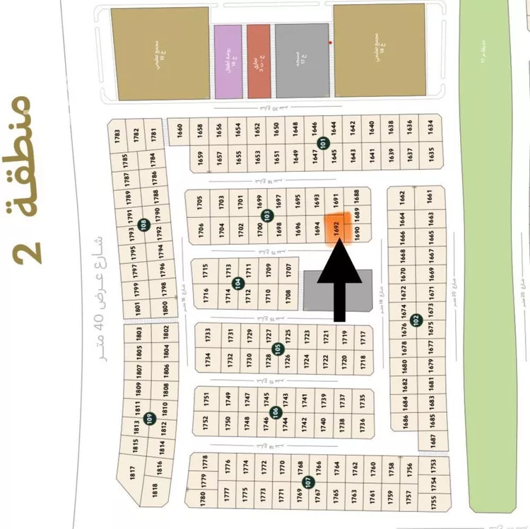 أرض للبيع في شارع ابن معتوق ، حي المطار ، الدمام ، الدمام صورة 3