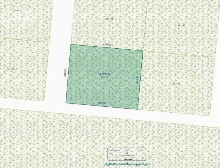 أرض للبيع في شارع العماريه 95, حي مزارع وادى العماريه, مدينة مزارع وادى العماريه, منطقة الرياض صورة 2