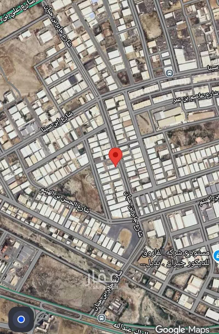 مستودع للإيجار في شارع جابر بن حيان ، حي الصناعية ، جازان ، منطقة جازان