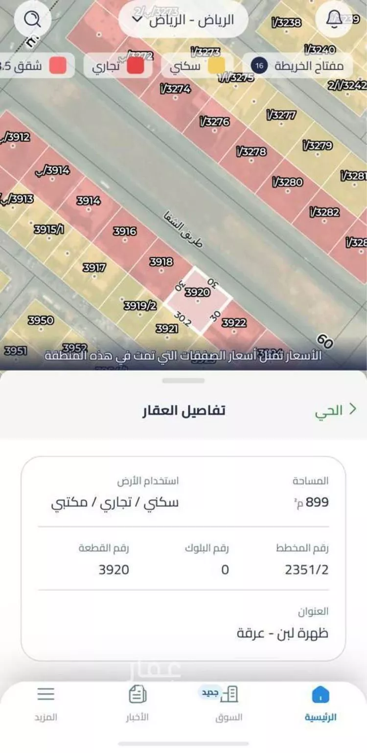 أرض للإيجار في شارع نجد, حي ظهرة لبن, مدينة الرياض, منطقة الرياض