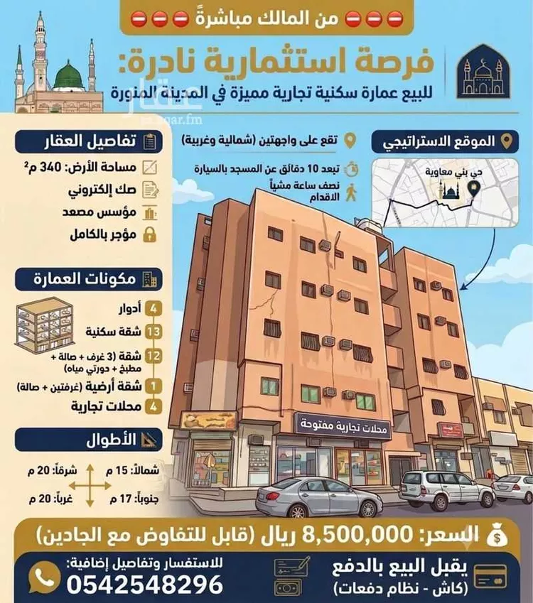 Building for Sale in Medina Bani Moawya