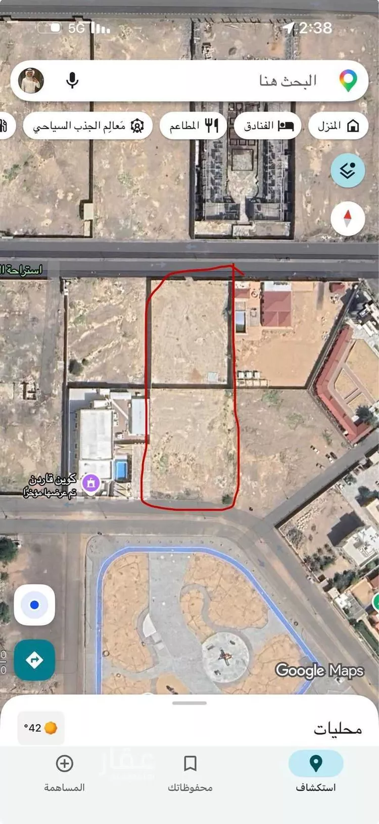 أرض للبيع في شارع عباد ابن ابي صالح, حي الغابة, مدينة المدينة المنورة, منطقة المدينة المنورة صورة 3