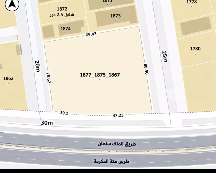 أرض للبيع في شارع سلمان بن عبدالعزيز, حي نوارة, مدينة المزاحمية, منطقة الرياض