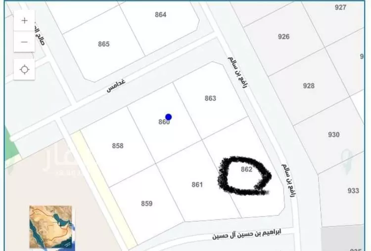 أرض للبيع في شارع ابراهيم بن حسين آل حسين, حي مريخ, مدينة جدة, منطقة مكة المكرمة
