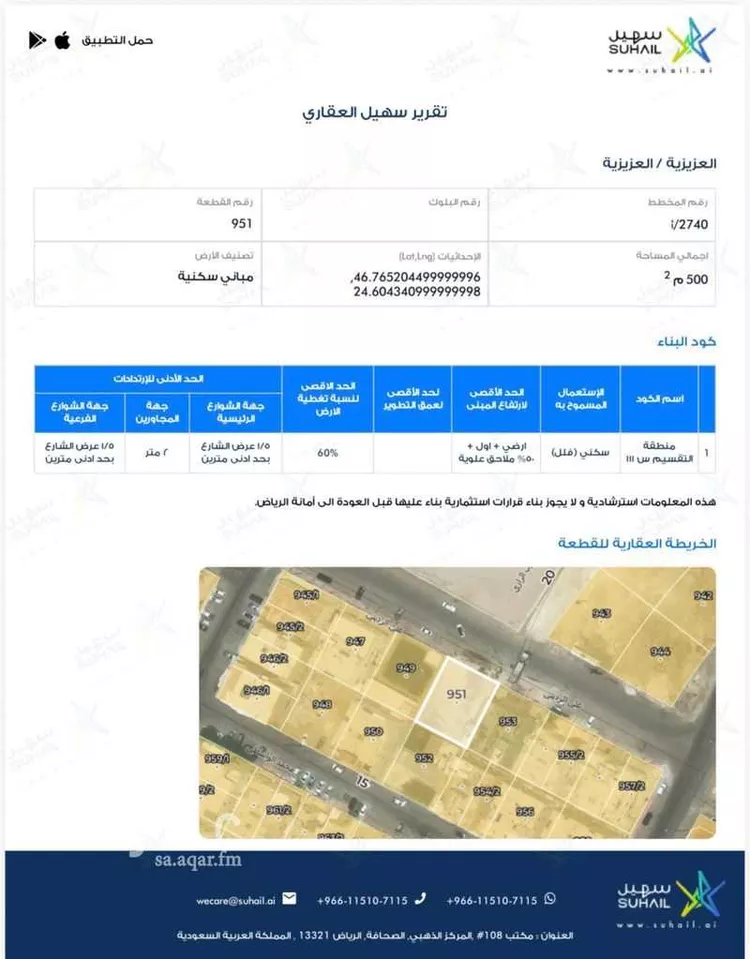 أرض للبيع في شارع علي الرديني, حي العزيزية, مدينة الرياض, منطقة الرياض
