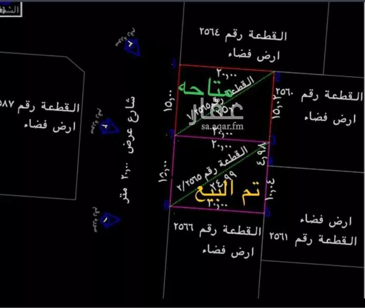 أرض للبيع في شارع القاسم النميري, حي شعب عامر , مدينة مكة المكرمة, منطقة مكة المكرمة صورة 2