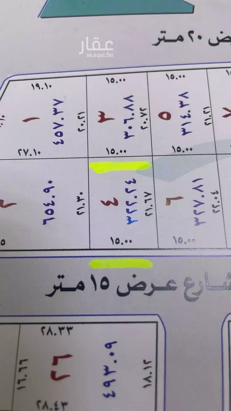 أرض للبيع في شارع المكرم البغدادي, حي الفاخرية, مدينة عنيزه, منطقة القصيم