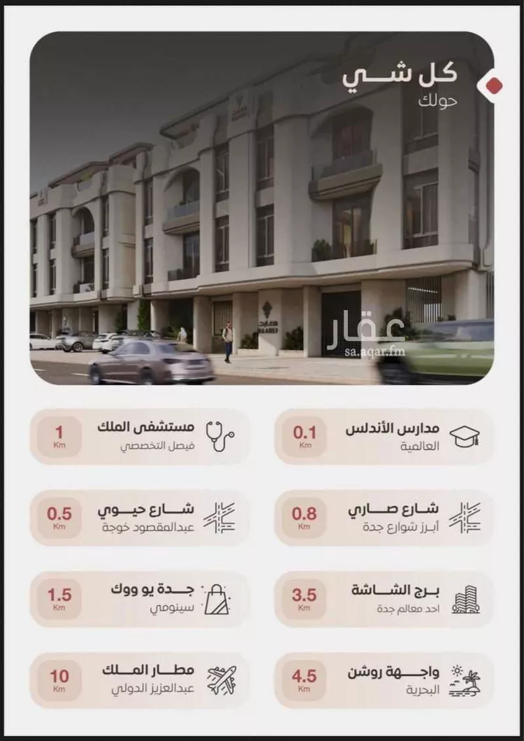 شقة للبيع في شارع محسن الجواهري, حي الروضة, مدينة جدة, منطقة مكة المكرمة صورة 4