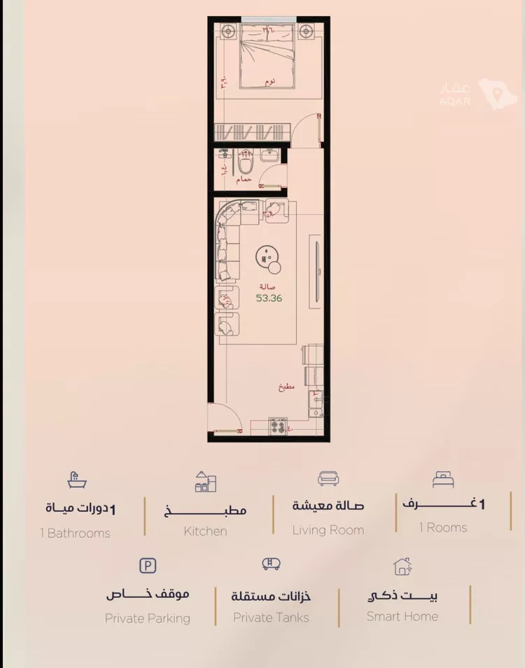 شقة للبيع في شارع برهان الدين الداراني, حي الياقوت, مدينة جدة, منطقة مكة المكرمة 5