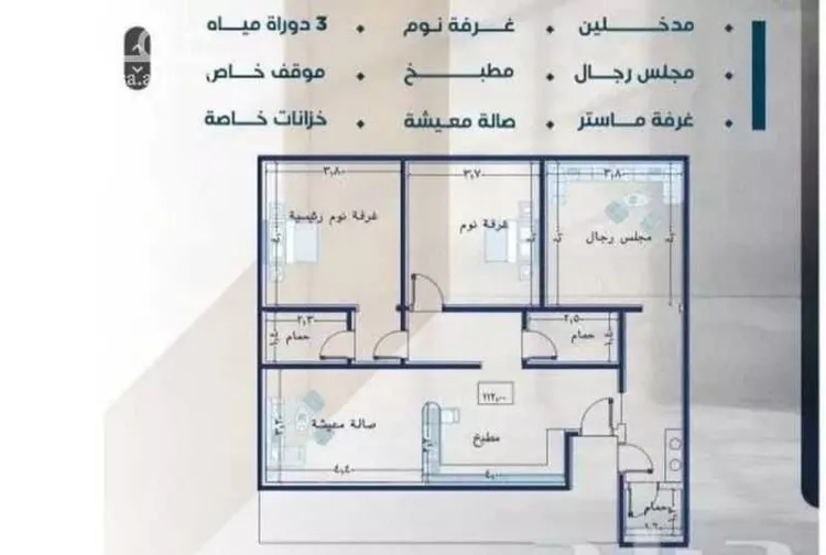 شقة للبيع في شارع الفتح بن خاقان, حي النزهة, مدينة جدة, منطقة مكة المكرمة صورة 3