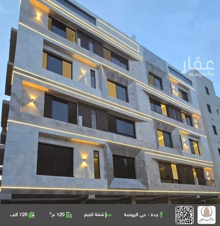 شقة للبيع في شارع علي ابو النصر, حي الروضة, مدينة جدة, منطقة مكة المكرمة