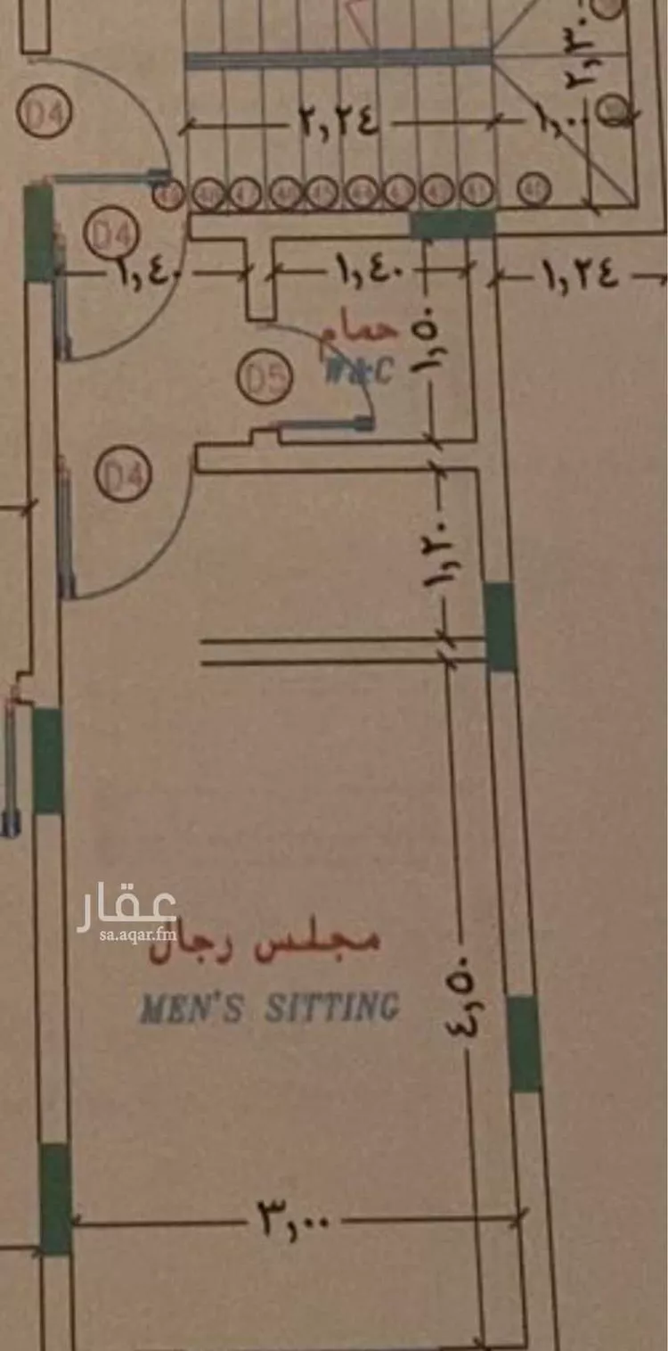 غرفة للإيجار في شارع فلاج الدوسري ، حي الخليج ، الرياض ، منطقة الرياض