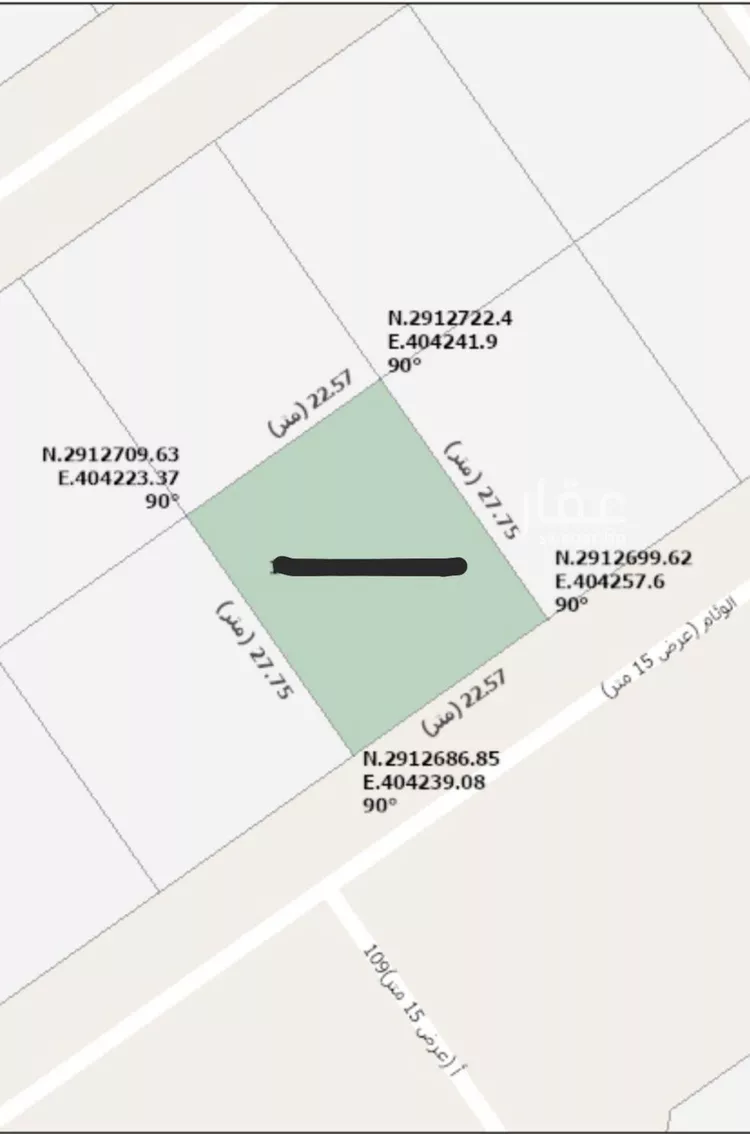 أرض للبيع في شارع الوئام, حي الشعلة, مدينة الدمام, المنطقة الشرقية