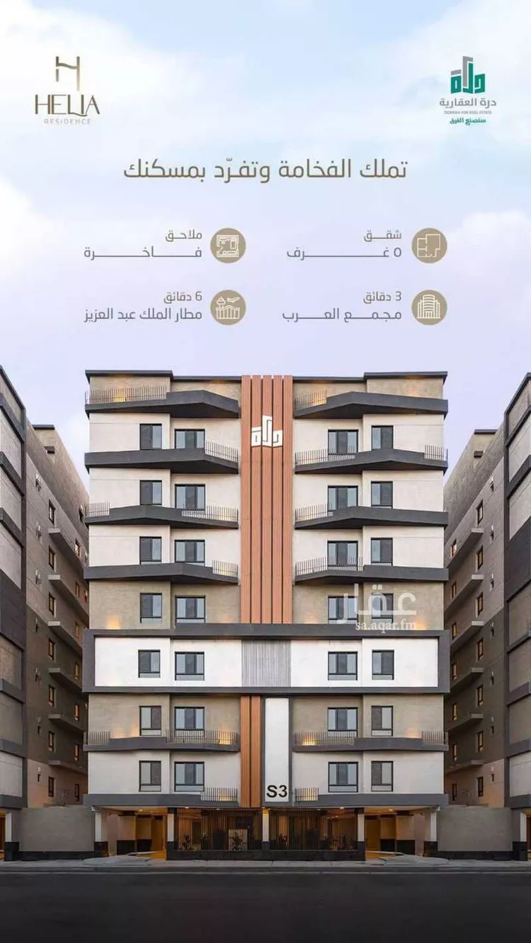 شقة للبيع في شارع طريق الملك فهد فرعي, حي النزهة, مدينة جدة, منطقة مكة المكرمة صورة 3