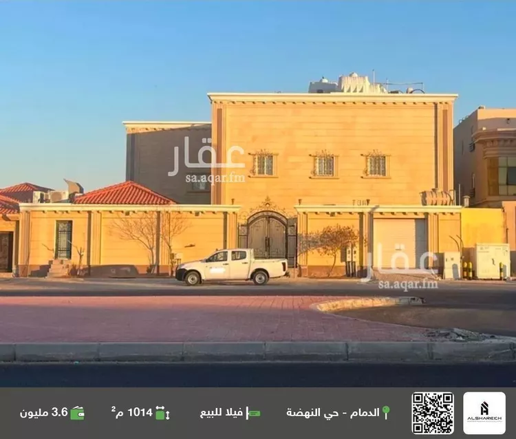 فيلا للبيع في شارع عبدالرحمن ابن شقران, حي النهضة, مدينة الدمام, المنطقة الشرقية