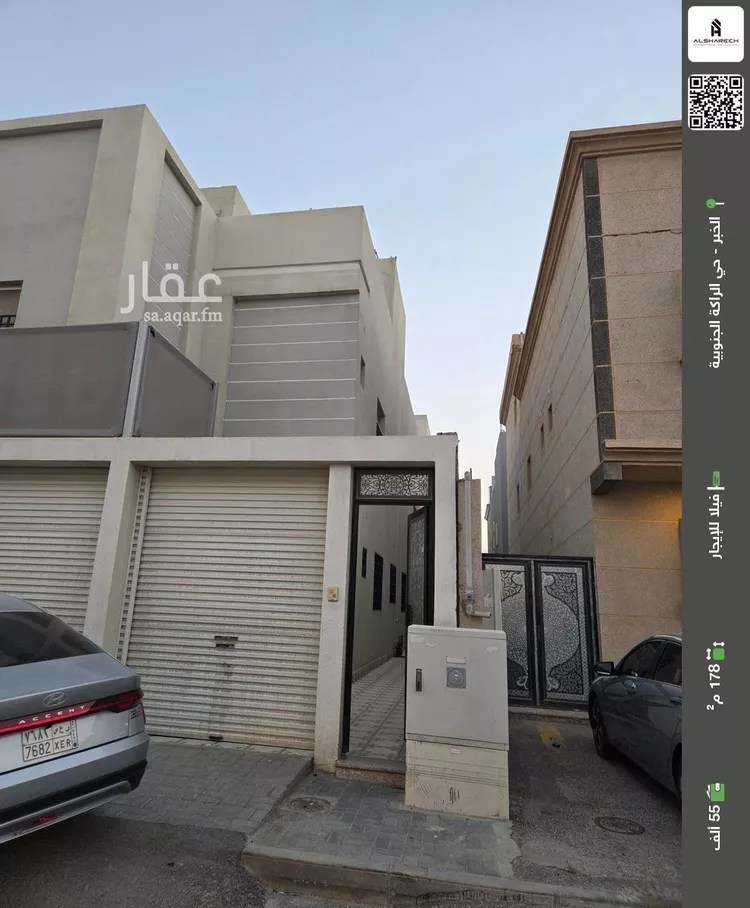 فيلا للإيجار في شارع القاسم الهذاني, حي الراكة الجنوبية, مدينة الخبر, المنطقة الشرقية