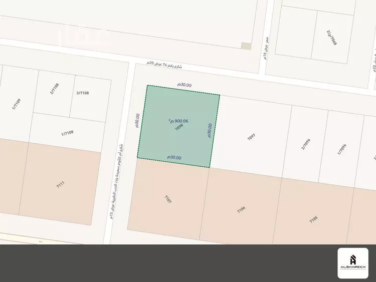 أرض للبيع في شارع رقم 74, حي ظهرة لبن, مدينة الرياض, منطقة الرياض صورة 3