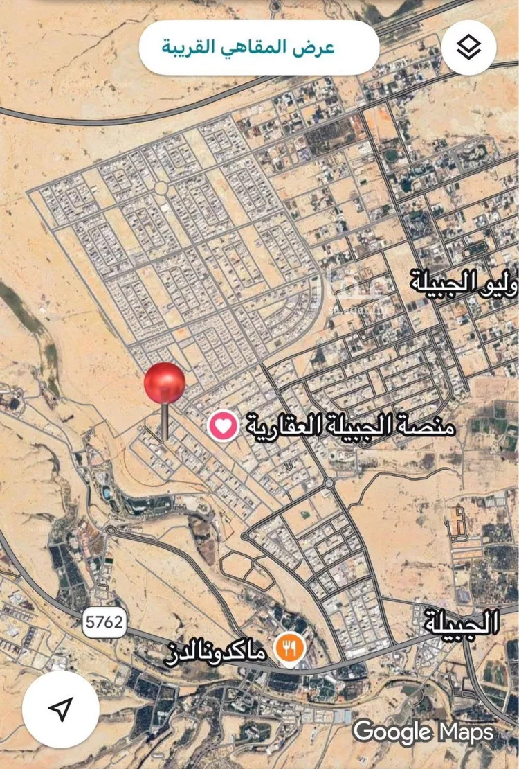 أرض للبيع في شارع عقرباء 81, حي عقرباء, مدينة الجبيلة, منطقة الرياض صورة 2