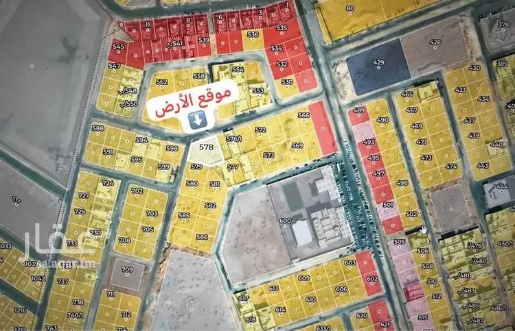 أرض للبيع في شارع الشفق, حي الشفق, مدينة بريدة, منطقة القصيم
