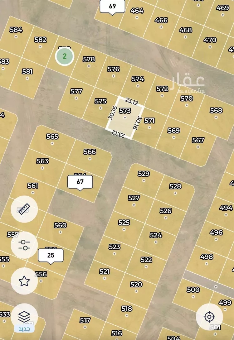 أرض للبيع في شارع هجرة السلمانية, مدينة حفر الباطن, المنطقة الشرقية